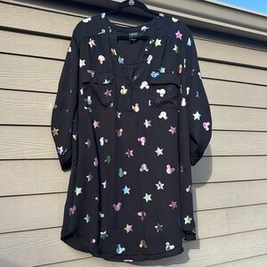 Black Disney Tunic Blouse